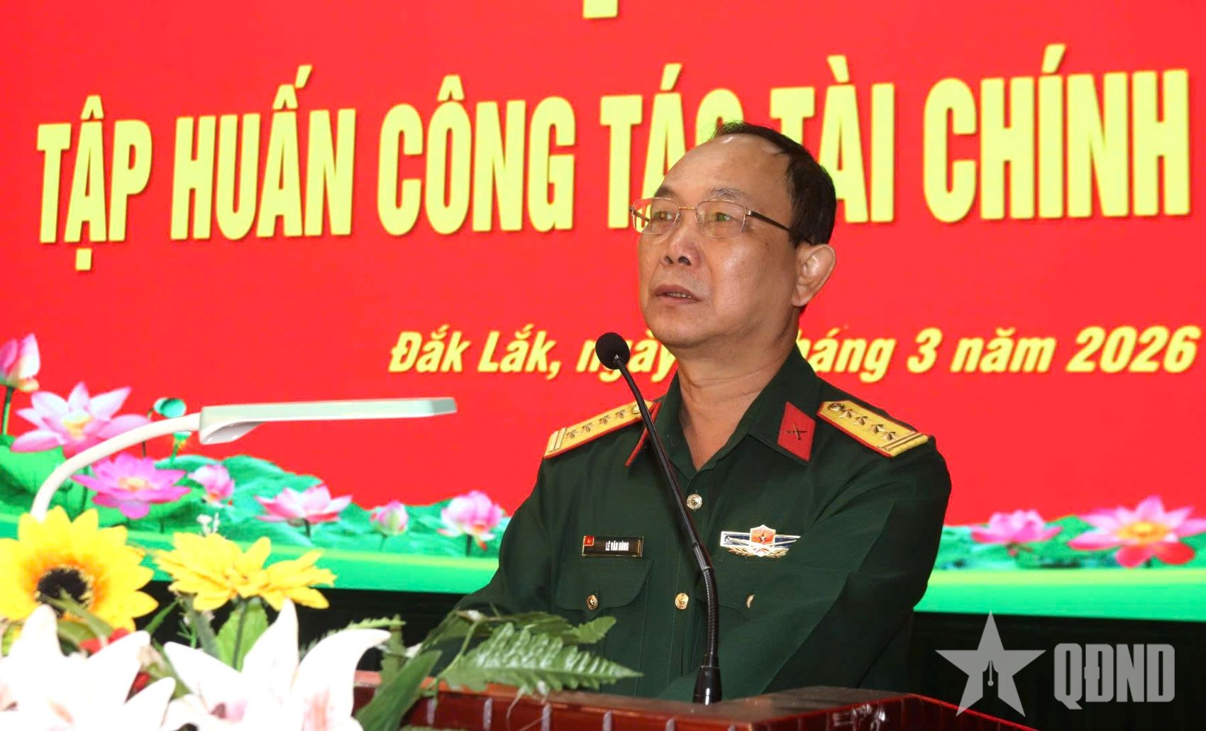 Bộ CHQS tỉnh Đắk Lắk tập huấn công tác tài chính năm 2026

